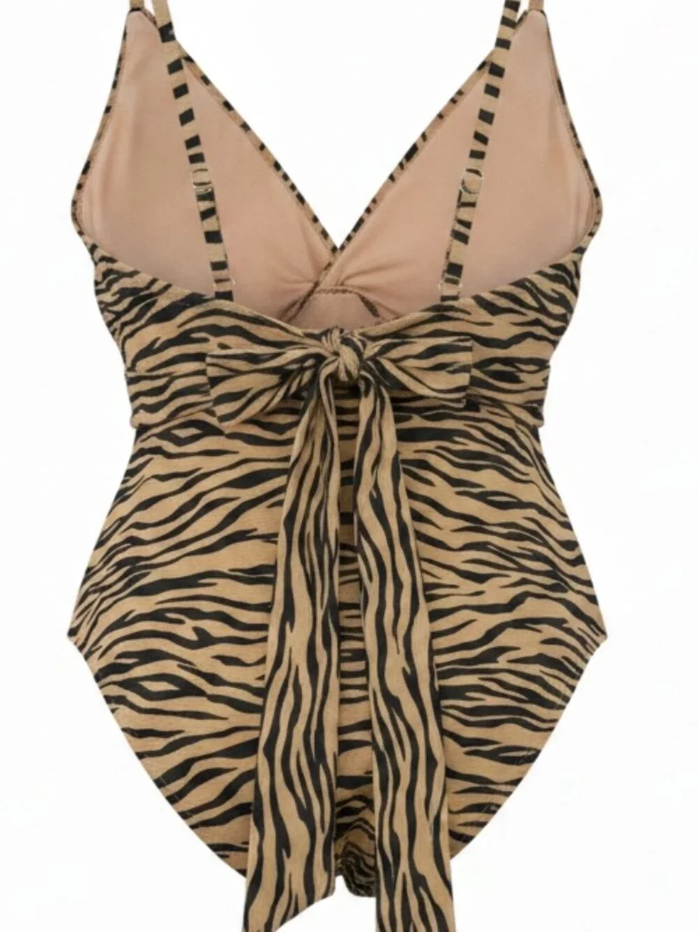 Aerie - Tiger Stripe Wrap One Piece Swimsuit